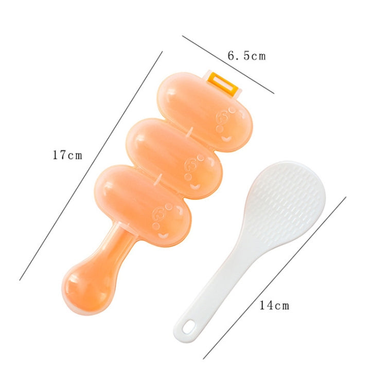 Cute Style Food-grade Sushi Rice Ball Shaker Mold with Spoon for Kids, Random Color Delivery - Food Molds by PMC TechLife | Online Shopping South Africa | PMC TechLife | Buy Now Pay Later Mobicred