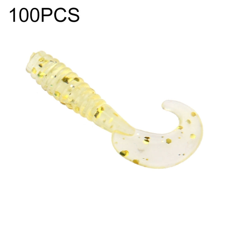 100 PCS Sequins Long Tail Maggots Shape Fishing Lures Artificial Fishing Bait, Length: 3.5cm - Fishing Lures by PMC TechLife | Online Shopping South Africa | PMC TechLife | Buy Now Pay Later Mobicred