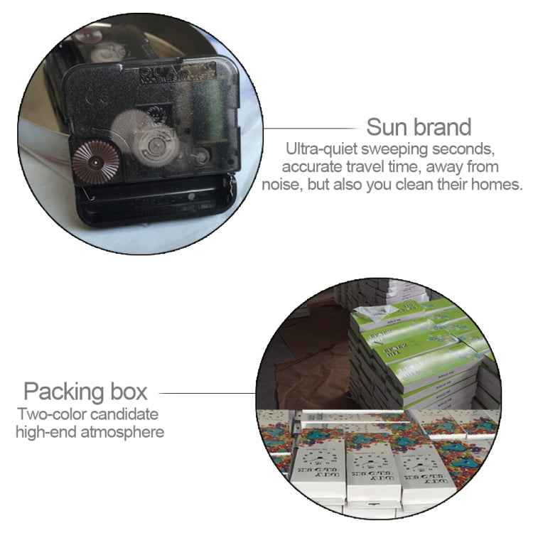 40 inch Creative Living Room Decorative Ticking Wall Clock(Black) - Wall Clock by PMc TechLife | Online Shopping South Africa | PMc TechLife | Buy Now Pay Later Mobicred