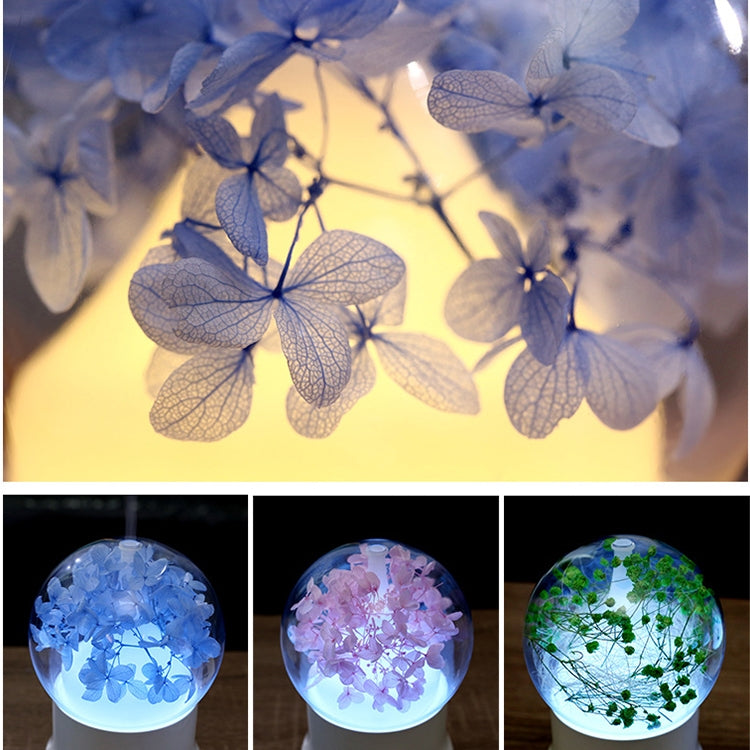 ML-824 100ML Gypsophila Flowers Aromatherapy Diffuser Air Humidifier with Colorful LED Light for Office / Home(Blue) - free shipping - PMC TechLife - Order now!