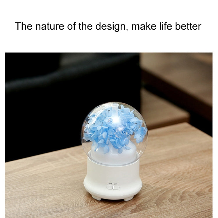 ML-824 100ML Gypsophila Flowers Aromatherapy Diffuser Air Humidifier with Colorful LED Light for Office / Home(Green) - Air Purifiers & Accessories by PMC TechLife | Online Shopping South Africa | PMC TechLife | Buy Now Pay Later Mobicred