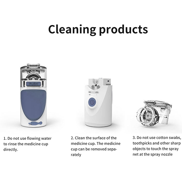 Portable Ultrasonic Nebulizer Mini Handheld Inhaler Respirator Health Care Home Machine Atomizer for Children - Ultrasonic Atomizer by PMC TechLife | Online Shopping South Africa | PMC TechLife