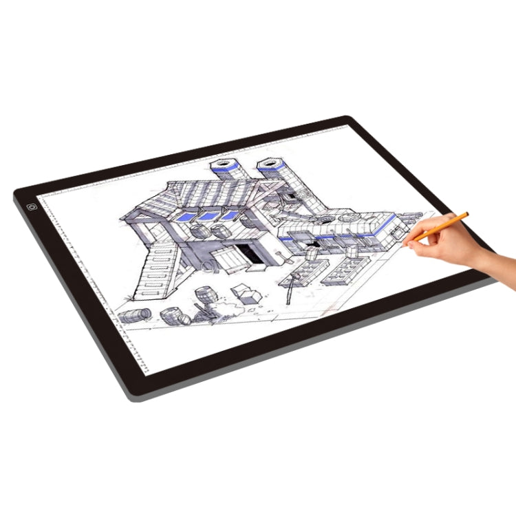 A2 Size 23W 12V  LED Three Level of Brightness Dimmable Acrylic Copy Boards for Anime Sketch Drawing Sketchpad, with Power Adapter - free shipping - PMC TechLife - Order now!