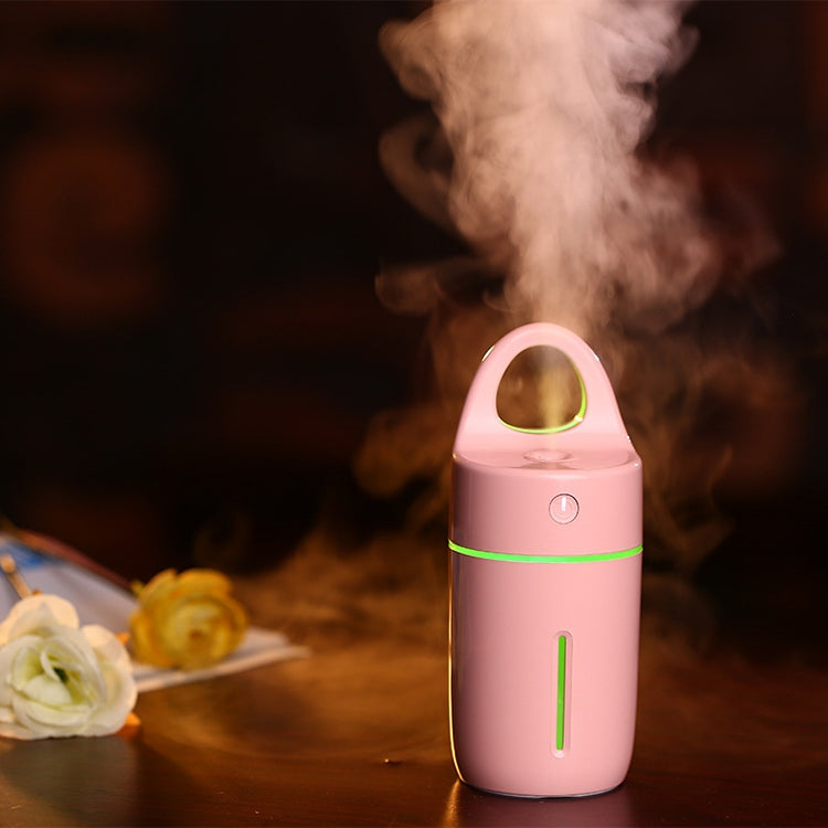 1.5W - 2W 175ml Mini Portable USB Negative Ions Humidifier Beauty and Water Supplement Instrument with Colorful LED Light(Pink) - Air Purifiers & Accessories by PMC TechLife | Online Shopping South Africa | PMC TechLife | Buy Now Pay Later Mobicred