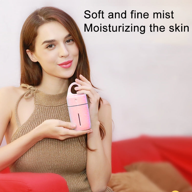 1.5W - 2W 175ml Mini Portable USB Negative Ions Humidifier Beauty and Water Supplement Instrument with Colorful LED Light(Pink) - Air Purifiers & Accessories by PMC TechLife | Online Shopping South Africa | PMC TechLife | Buy Now Pay Later Mobicred