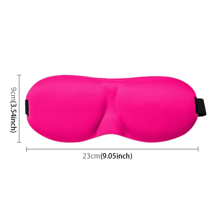 3D Portable Shading Sleep Rest Aid Cover Eye Patch Sleeping Mask Female Cute Eye Mask(Magenta) - free shipping - PMC TechLife - Order now!