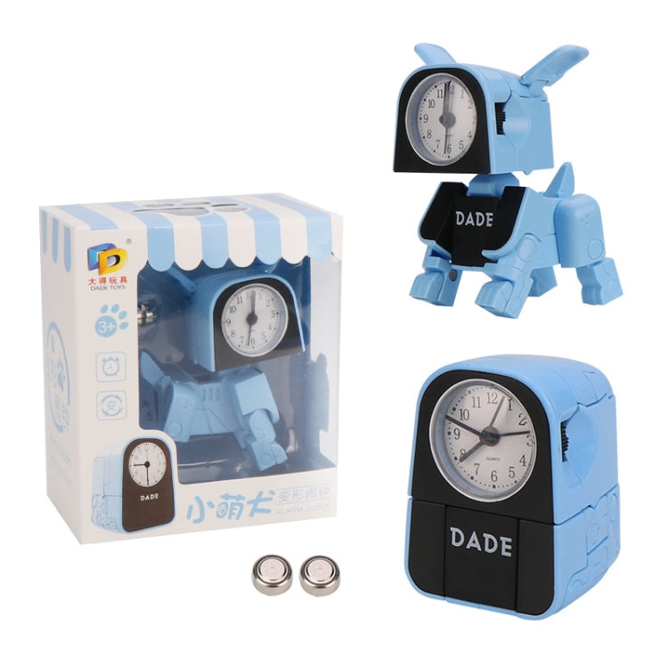 Mini Manual Child Deformation Alarm Clock Robot Toy (Blue) - Alarm Clocks by PMc TechLife | Online Shopping South Africa | PMc TechLife | Buy Now Pay Later Mobicred