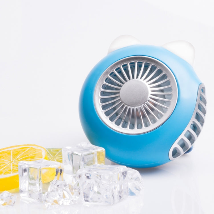 LORDNINO SBF003 3W USB Charging Portable Electric Fan with Magnetic Wristband, 3 Speed Control (Blue) - free shipping - PMC TechLife - Order now!