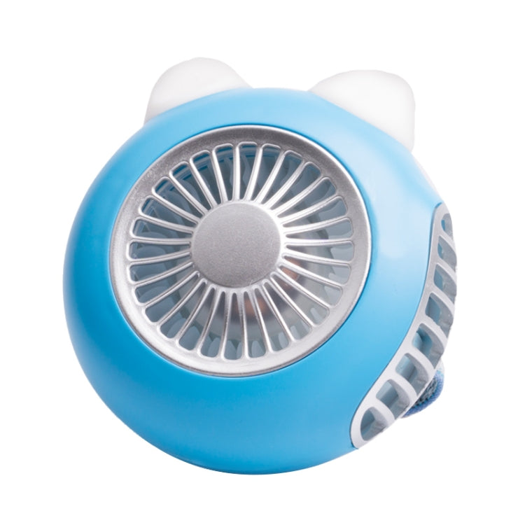 LORDNINO SBF003 3W USB Charging Portable Electric Fan with Magnetic Wristband, 3 Speed Control (Blue) - free shipping - PMC TechLife - Order now!