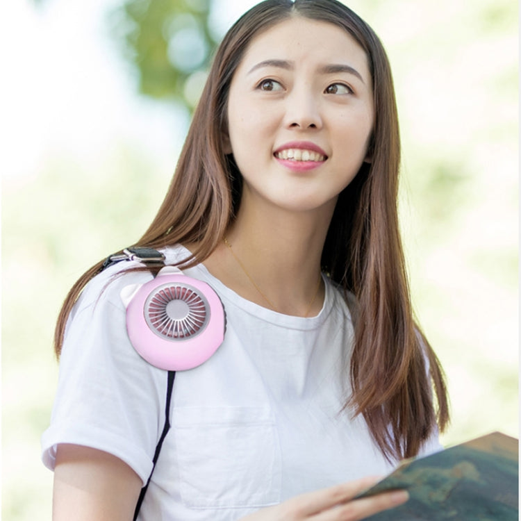 LORDNINO SBF003 3W USB Charging Portable Electric Fan with Magnetic Wristband, 3 Speed Control (Blue) - free shipping - PMC TechLife - Order now!