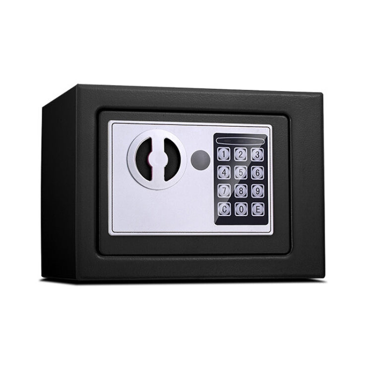 17E Home Mini Electronic Security Lock Box Wall Cabinet Safety Box without Coin-operated Function(Obsidian Black) - Safety Box by PMc TechLife | Online Shopping South Africa | PMc TechLife | Buy Now Pay Later Mobicred