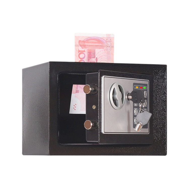 17E Home Mini Electronic Security Lock Box Wall Cabinet Safety Box with Coin-operated Function(Obsidian Black) - free shipping - PMc TechLife - Order now!