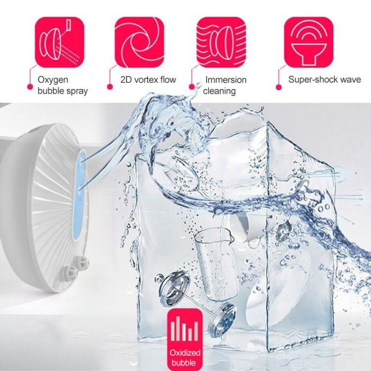 GYB001 Mini-ultrasonic Dishwasher Portable USB Charging Fruit Cleaner, Neutral Packaging(Pink) - free shipping - PMC TechLife - Order now!