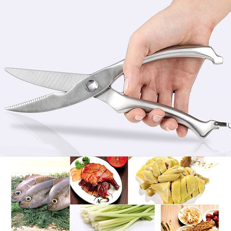 10 inch Kitchen Poultry Fish Chicken Bone Stainless Steel Cutter Cook Gadget Shear, Case Package - Scissors by PMC TechLife | Online Shopping South Africa | PMC TechLife | Buy Now Pay Later Mobicred