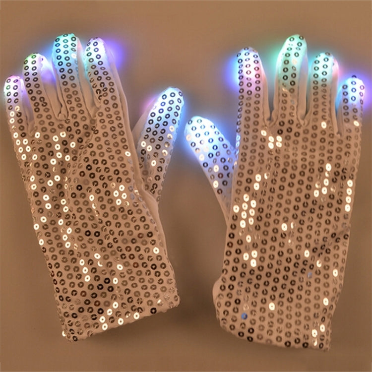 1 Pair Sequins Glowing Gloves LED Flash Gloves Dance and Party Supplies Halloween, Christmas and Other Festival Supplies - Glow Party Supplies by PMc TechLife | Online Shopping South Africa | PMc TechLife | Buy Now Pay Later Mobicred