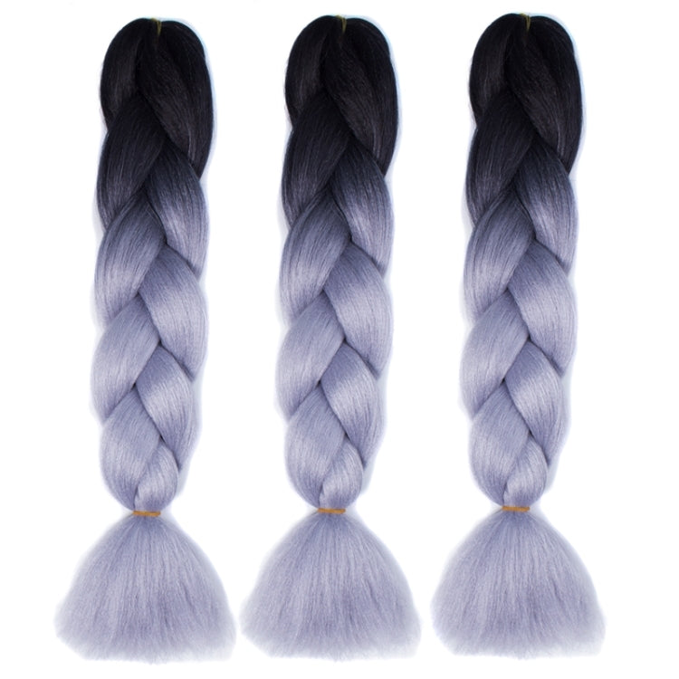 Fashion Color Gradient Individual Braid Wigs Chemical Fiber Big Braids, Random Color Delivery, Length: 60cm - free shipping - PMC TechLife - Order now!