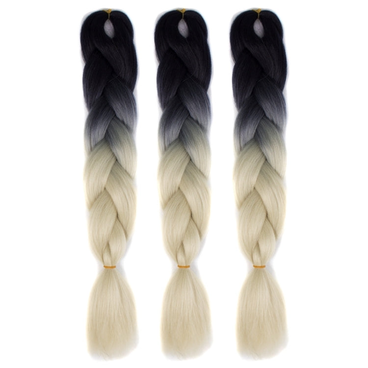 Fashion Color Gradient Individual Braid Wigs Chemical Fiber Big Braids, Random Color Delivery, Length: 60cm - free shipping - PMC TechLife - Order now!