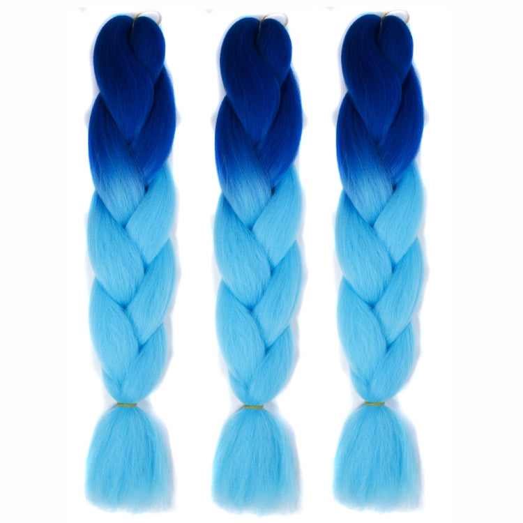Fashion Color Gradient Individual Braid Wigs Chemical Fiber Big Braids, Random Color Delivery, Length: 60cm - free shipping - PMC TechLife - Order now!