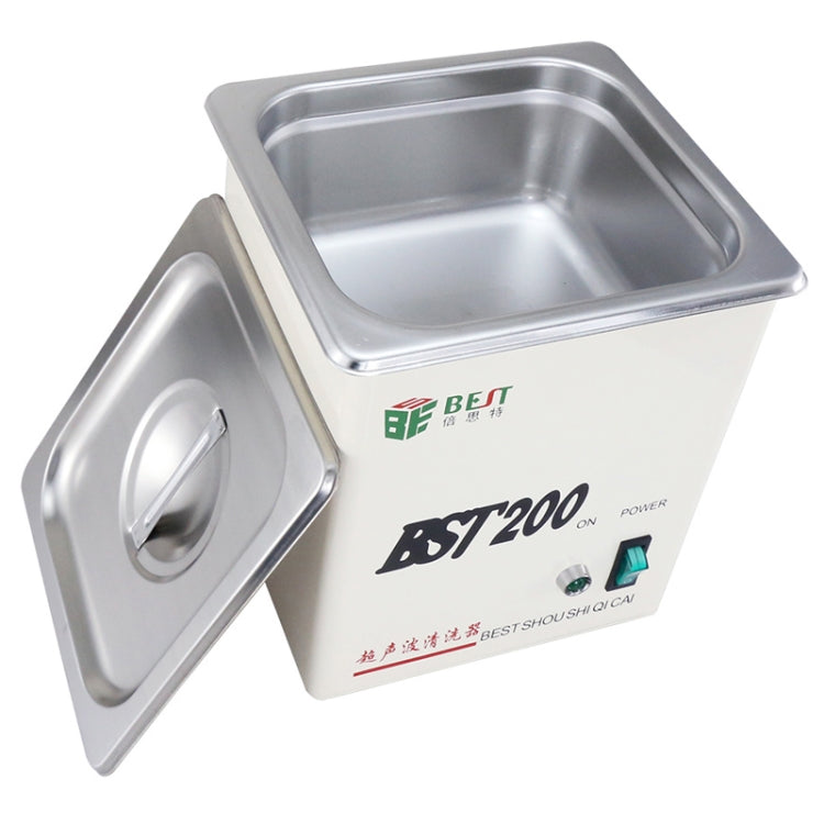BEST-200 1.5L Stainless Steel Ultrasonic Cleaner (Voltage 220V) - free shipping - PMC TechLife - Order now!