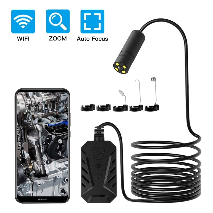 F230 IP68 Waterproof Autofocus WIFI Endoscope Inspection Camera, Length: 10m, Lens Diameter: 14mm - free shipping - PMC Jewellery - Order now!