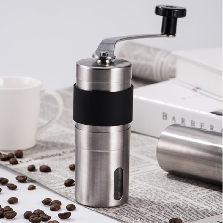 Portable Conical Burr Mill Manual Stainless Steel Hand Crank Coffee Bean Grinder, Capacity: 30g - Coffee Tools by PMC TechLife | Online Shopping South Africa | PMC TechLife | Buy Now Pay Later Mobicred