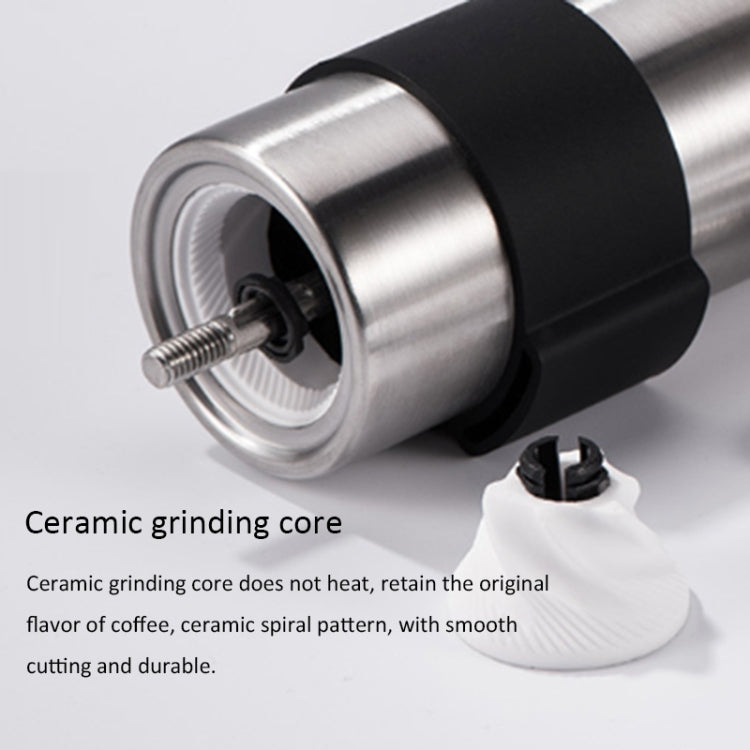 Portable Conical Burr Mill Manual Stainless Steel Hand Crank Coffee Bean Grinder, Capacity: 30g - Coffee Tools by PMC TechLife | Online Shopping South Africa | PMC TechLife | Buy Now Pay Later Mobicred