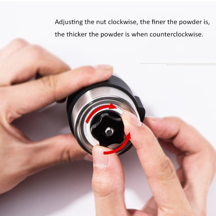 Portable Conical Burr Mill Manual Stainless Steel Hand Crank Coffee Bean Grinder, Capacity: 30g - Coffee Tools by PMC TechLife | Online Shopping South Africa | PMC TechLife | Buy Now Pay Later Mobicred