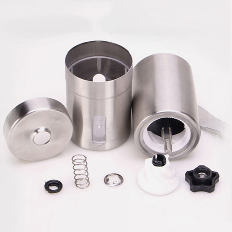 Portable Conical Burr Mill Manual Stainless Steel Bean Pepper Hand Crank Coffee Grinder, Gift Box Package - Coffee Machine & Accessories by PMC TechLife | Online Shopping South Africa | PMC TechLife | Buy Now Pay Later Mobicred