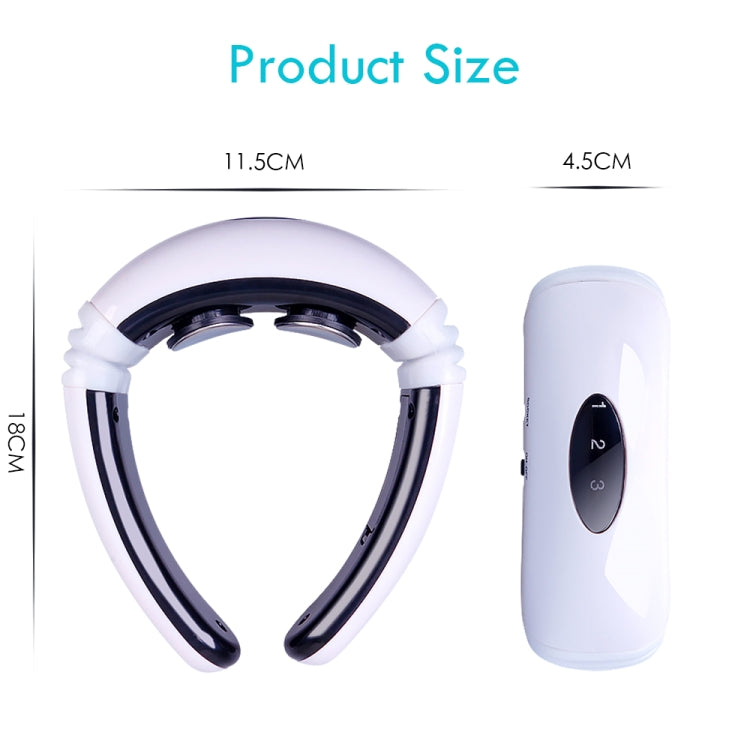 Household Electric Pulse Shock Neck Massager Intelligent Body Massager, Battery Powered (Not Include Battery) - free shipping - PMC TechLife - Order now!