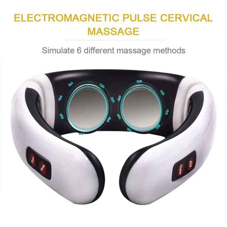 Household Electric Pulse Shock Neck Massager Intelligent Body Massager, Battery Powered (Not Include Battery) - free shipping - PMC TechLife - Order now!