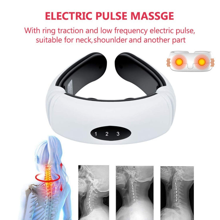 Household Electric Pulse Shock Neck Massager Intelligent Body Massager, Battery Powered (Not Include Battery) - free shipping - PMC TechLife - Order now!