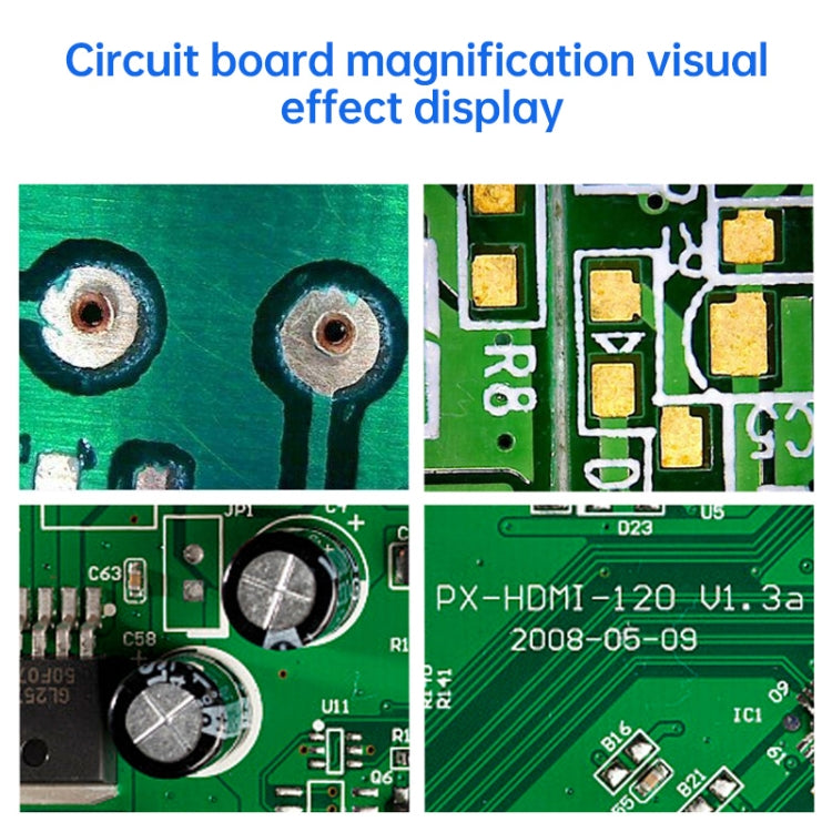 720P 4.3 inch Display Screen HD Industrial Digital Microscope - free shipping - PMC Jewellery - Order now!