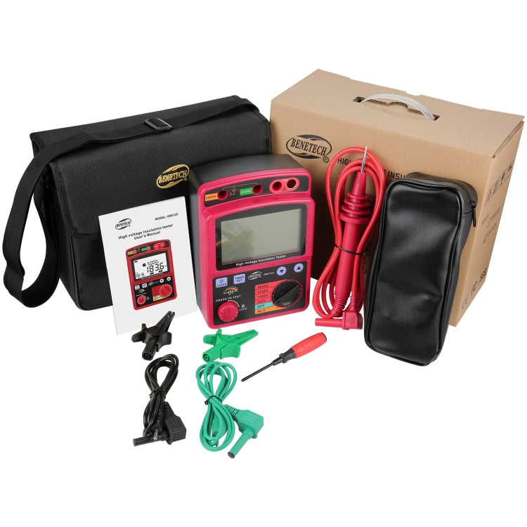 BENETECH GM3125 High Voltage Insulation Tester Resistance Tester - free shipping - PMC TechLife - Order now!