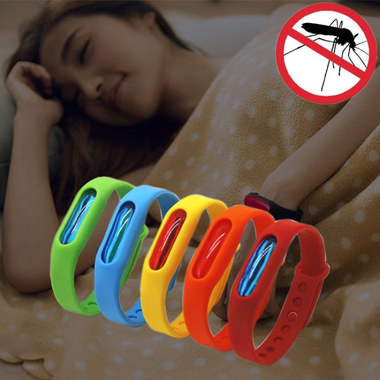 5 PCS Anti-mosquito Silicone Repellent Bracelet Buckle Wristband Bugs Away, Suitable for Children and Adults, Length:23cm, Random Color Delivery - Repellent Wristband by PMC TechLife | Online Shopping South Africa | PMC TechLife | Buy Now Pay Later Mobicred