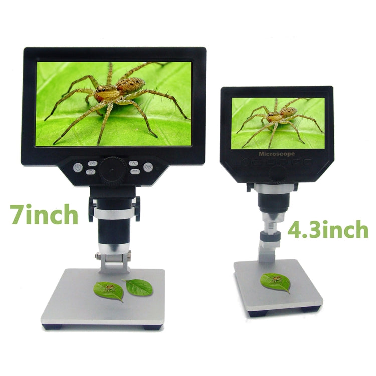 G1200 7 inch LCD Screen 1200X Portable Electronic Digital Desktop Stand Microscope, AU Plug - free shipping - PMC Jewellery - Order now!