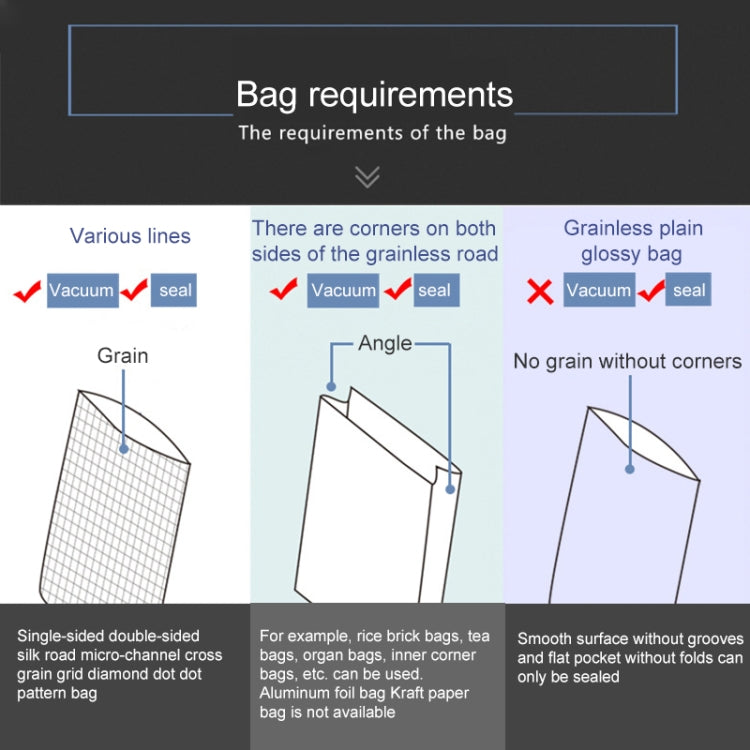 Household Commercial Food Vacuum Plastic Packaging Machine Sealer Closer Machine, US Plug (White) - Preservation Supplies by PMc TechLife | Online Shopping South Africa | PMc TechLife | Buy Now Pay Later Mobicred