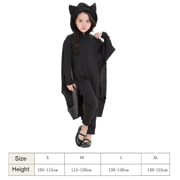 Halloween Costume Children Jumpsuit Bat Style Cosplay Costumes Stage Suit Size:S, Suggested Height:105-115cm - free shipping - PMC TechLife - Order now!