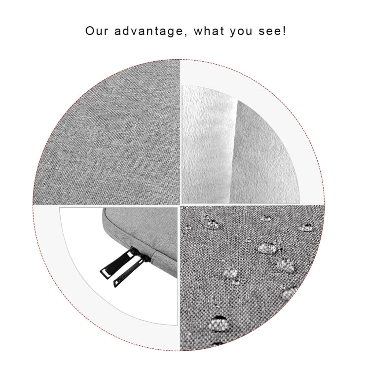 For 14 -15.4 inch Universal Oxford Cloth Business Inner Package Laptop Tablet Bag(Dark Gray) - 14.1 inch by PMC TechLife | Online Shopping South Africa | PMC TechLife | Buy Now Pay Later Mobicred