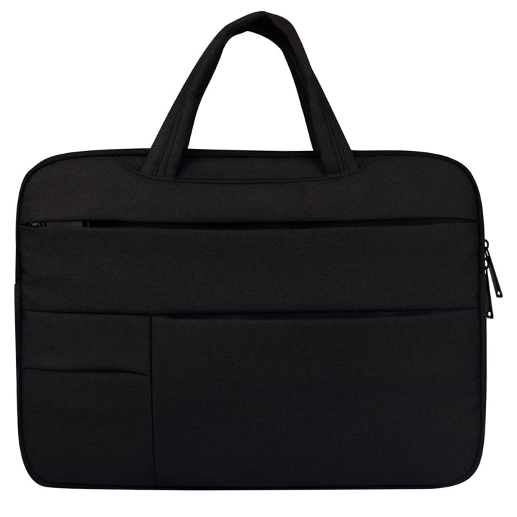Universal Multiple Pockets Wearable Oxford Cloth Soft Portable Leisurely Handle Laptop Tablet Bag, For 12 inch and Below Macbook, Samsung, Lenovo, Sony, DELL Alienware, CHUWI, ASUS, HP (Black) - free shipping - PMC Jewellery - Order now!