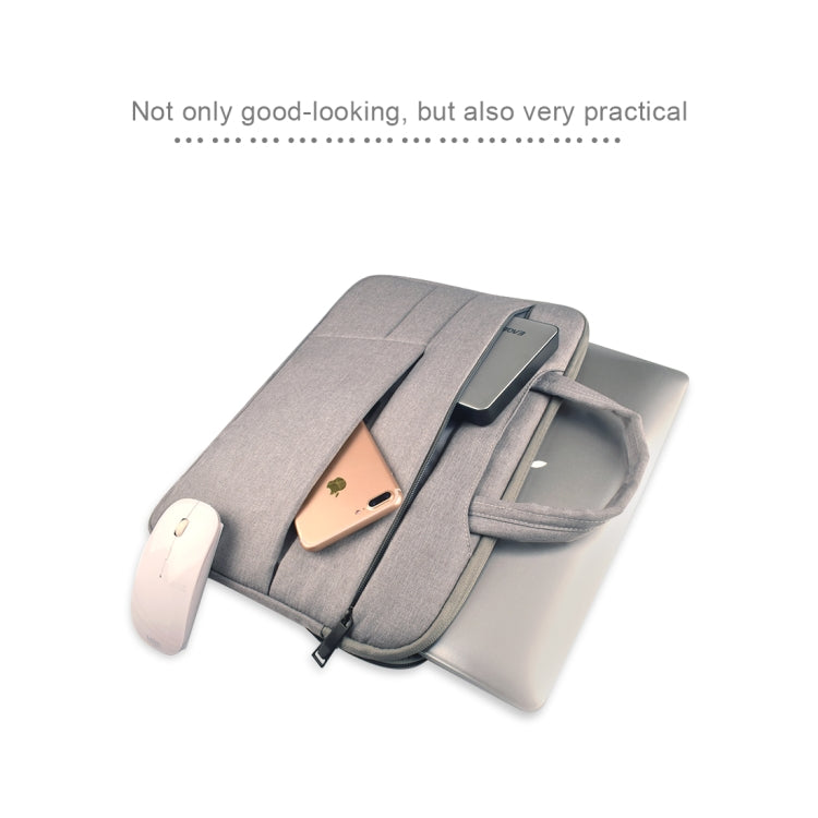 Universal Multiple Pockets Wearable Oxford Cloth Soft Portable Leisurely Handle Laptop Tablet Bag, For 12 inch and Below Macbook, Samsung, Lenovo, Sony, DELL Alienware, CHUWI, ASUS, HP (Black) - free shipping - PMC Jewellery - Order now!