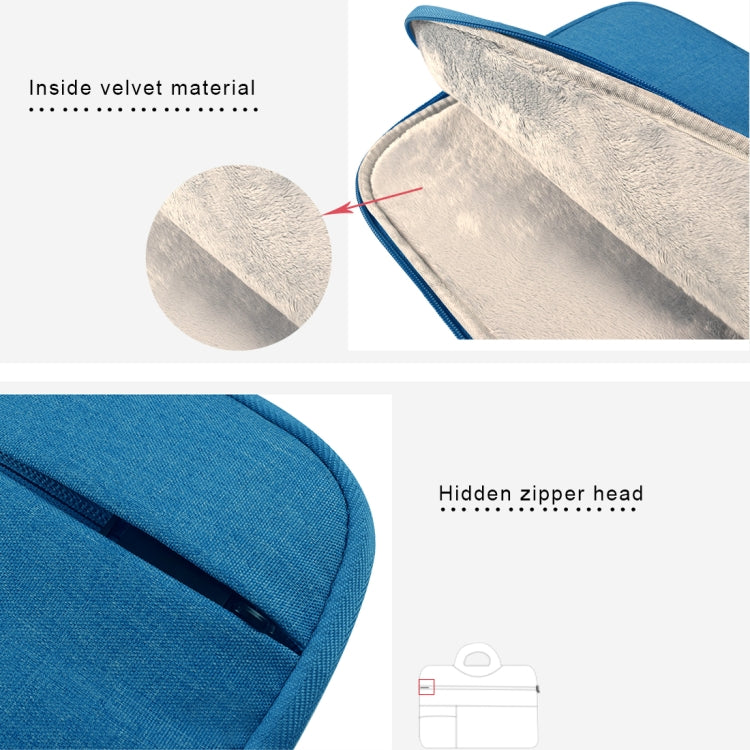 Universal Multiple Pockets Wearable Oxford Cloth Soft Portable Leisurely Handle Laptop Tablet Bag, For 13.3 inch and Below Macbook, Samsung, Lenovo, Sony, DELL Alienware, CHUWI, ASUS, HP (Grey) - 13.3 inch by PMC TechLife | Online Shopping South Africa | PMC TechLife | Buy Now Pay Later Mobicred