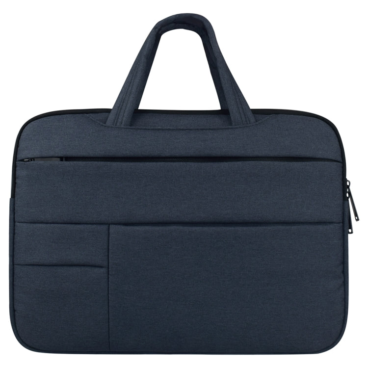 Universal Multiple Pockets Wearable Oxford Cloth Soft Portable Leisurely Handle Laptop Tablet Bag, For 14 inch and Below Macbook, Samsung, Lenovo, Sony, DELL Alienware, CHUWI, ASUS, HP (navy) - 15 inch by PMC TechLife | Online Shopping South Africa | PMC TechLife | Buy Now Pay Later Mobicred