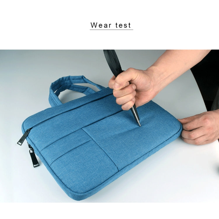 Universal Multiple Pockets Wearable Oxford Cloth Soft Portable Leisurely Handle Laptop Tablet Bag, For 14 inch and Below Macbook, Samsung, Lenovo, Sony, DELL Alienware, CHUWI, ASUS, HP (navy) - 15 inch by PMC TechLife | Online Shopping South Africa | PMC TechLife | Buy Now Pay Later Mobicred
