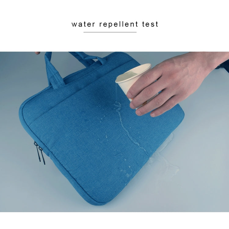 Universal Multiple Pockets Wearable Oxford Cloth Soft Portable Leisurely Handle Laptop Tablet Bag, For 14 inch and Below Macbook, Samsung, Lenovo, Sony, DELL Alienware, CHUWI, ASUS, HP (navy) - 15 inch by PMC TechLife | Online Shopping South Africa | PMC TechLife | Buy Now Pay Later Mobicred