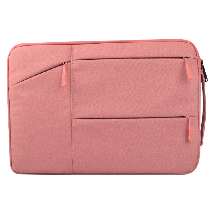Universal Multiple Pockets Wearable Oxford Cloth Soft Portable Simple Business Laptop Tablet Bag, For 14 inch and Below Macbook, Samsung, Lenovo, Sony, DELL Alienware, CHUWI, ASUS, HP(Pink) - 15 inch by PMC TechLife | Online Shopping South Africa | PMC TechLife | Buy Now Pay Later Mobicred