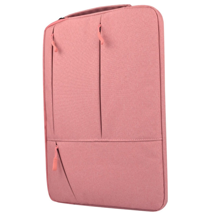 Universal Multiple Pockets Wearable Oxford Cloth Soft Portable Simple Business Laptop Tablet Bag, For 14 inch and Below Macbook, Samsung, Lenovo, Sony, DELL Alienware, CHUWI, ASUS, HP(Pink) - 15 inch by PMC TechLife | Online Shopping South Africa | PMC TechLife | Buy Now Pay Later Mobicred