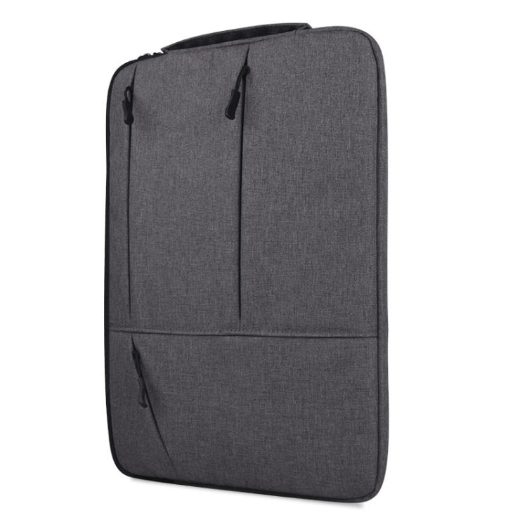 Universal Multiple Pockets Wearable Oxford Cloth Soft Portable Simple Business Laptop Tablet Bag, For 14 inch and Below Macbook, Samsung, Lenovo, Sony, DELL Alienware, CHUWI, ASUS, HP(Grey) - 15 inch by PMC TechLife | Online Shopping South Africa | PMC TechLife | Buy Now Pay Later Mobicred