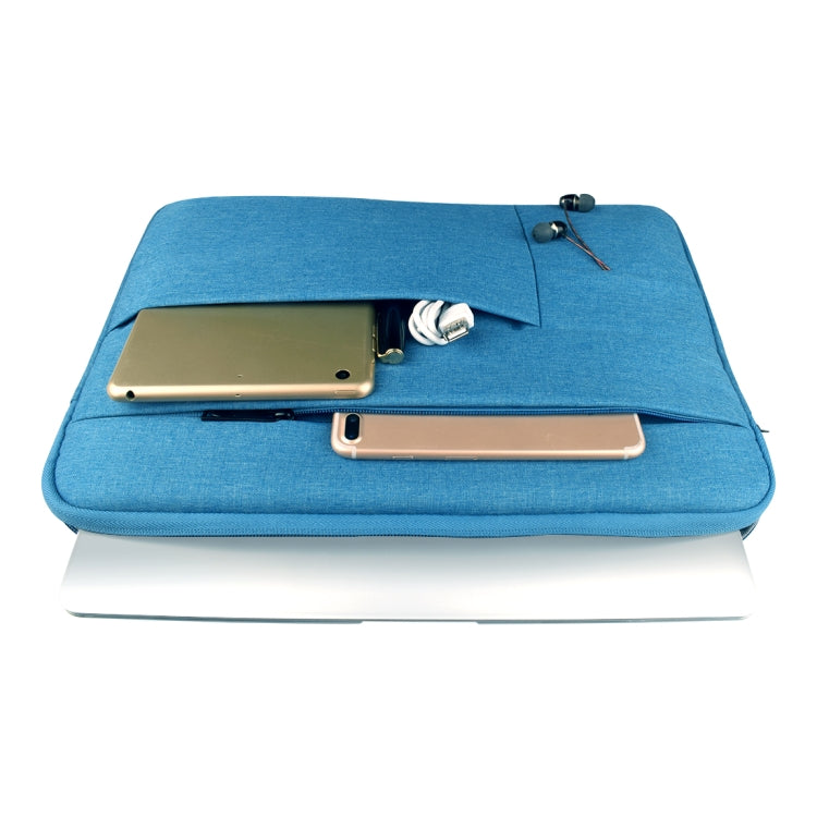 Universal Multiple Pockets Wearable Oxford Cloth Soft Portable Leisurely Laptop Tablet Bag, For 12 inch and Below Macbook, Samsung, Lenovo, Sony, DELL Alienware, CHUWI, ASUS, HP (Grey) - 12.1 inch by PMC TechLife | Online Shopping South Africa | PMC TechLife | Buy Now Pay Later Mobicred
