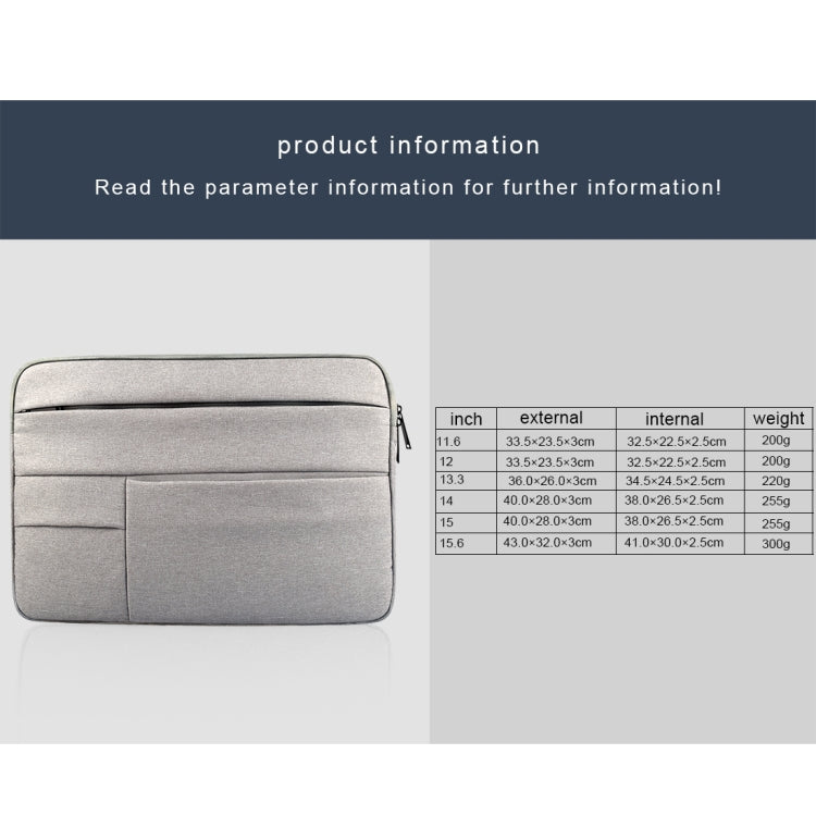 Universal Multiple Pockets Wearable Oxford Cloth Soft Portable Leisurely Laptop Tablet Bag, For 12 inch and Below Macbook, Samsung, Lenovo, Sony, DELL Alienware, CHUWI, ASUS, HP (navy) - free shipping - PMC TechLife - Order now!