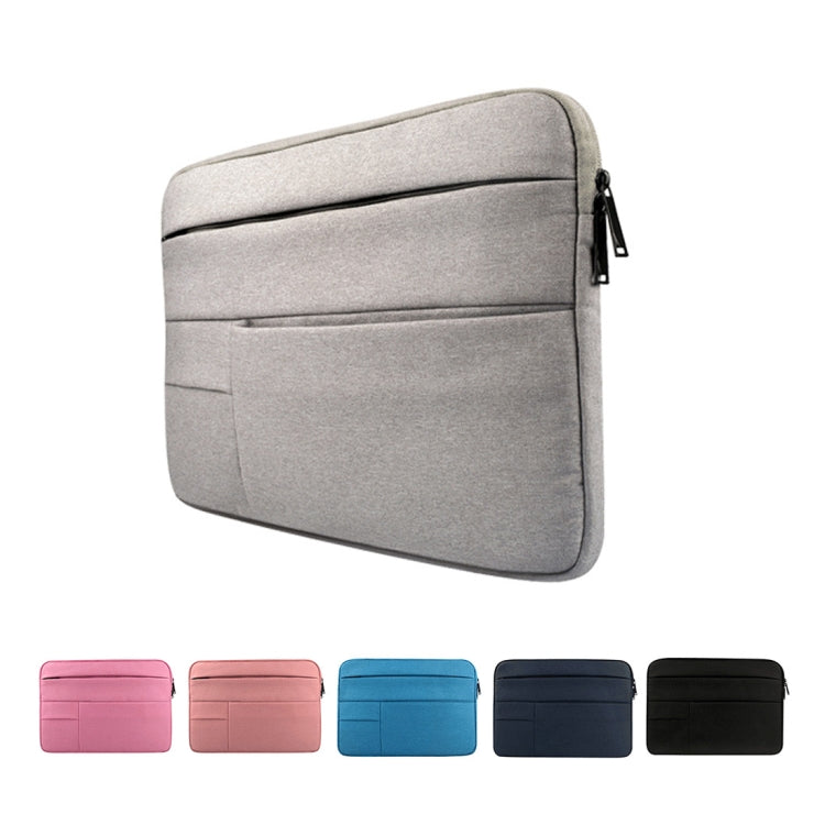 Universal Multiple Pockets Wearable Oxford Cloth Soft Portable Leisurely Laptop Tablet Bag, For 12 inch and Below Macbook, Samsung, Lenovo, Sony, DELL Alienware, CHUWI, ASUS, HP (Grey) - 12.1 inch by PMC TechLife | Online Shopping South Africa | PMC TechLife | Buy Now Pay Later Mobicred